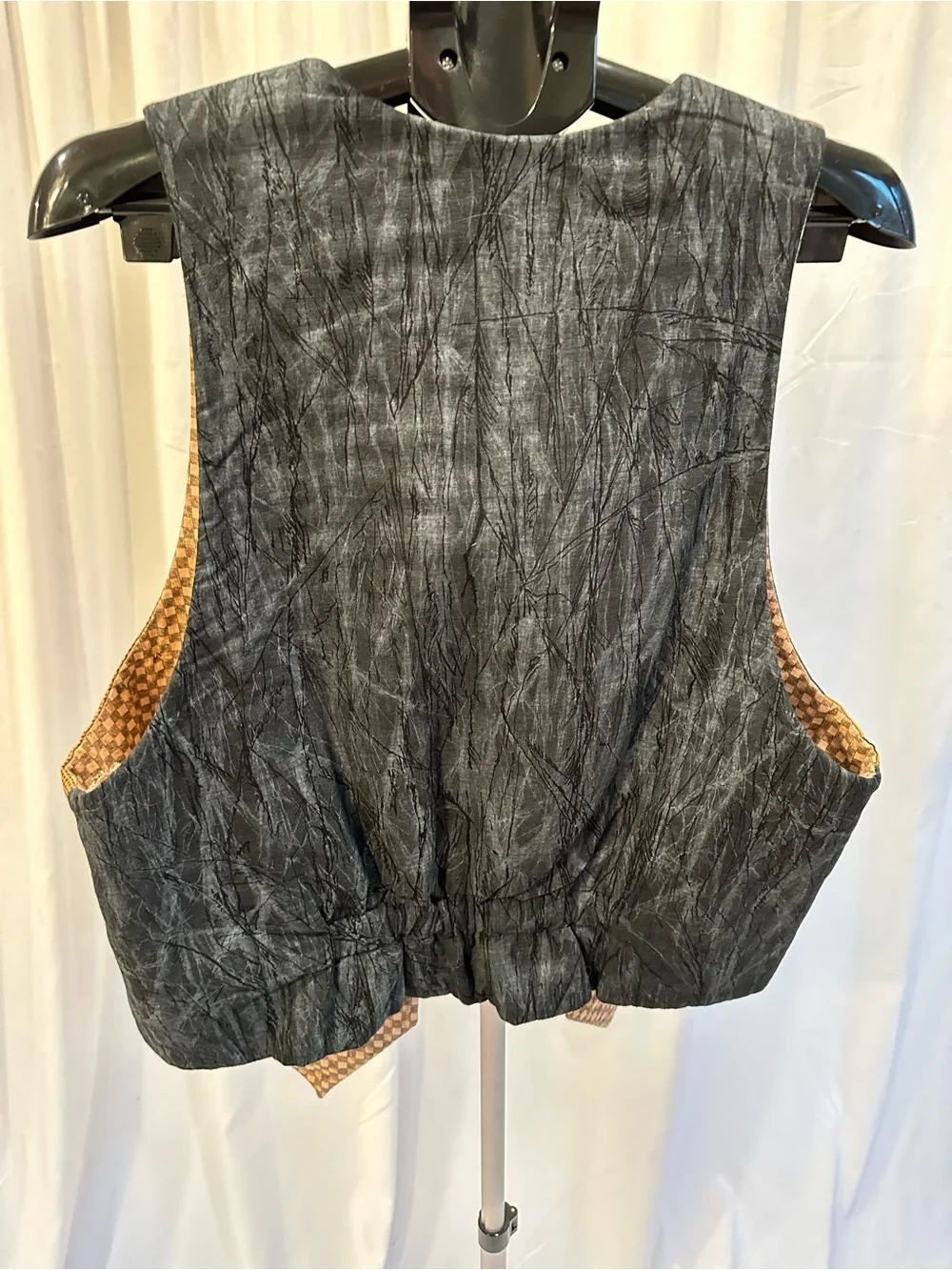 Vintage 90s Halloween Handcrafted Witch,Bat & Cat Ladies Vest